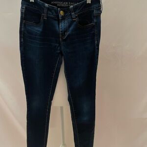 American Eagle Outfitters Women's Deep Indigo Skinny Jeans